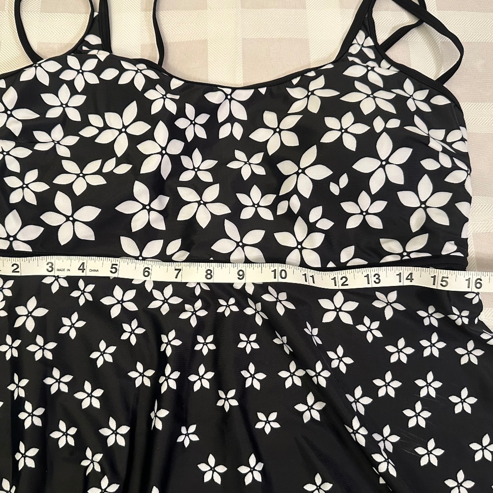NWOT 2 piece‎ Zando tankini bathing suit with boy shorts - Picture 4 of 6